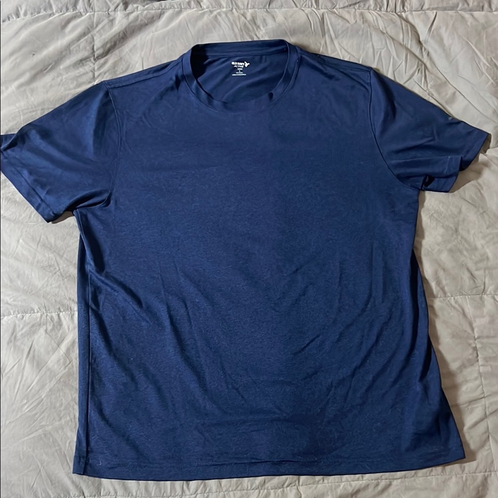 Old Navy Active Deep Blue Short Sleeve Tee